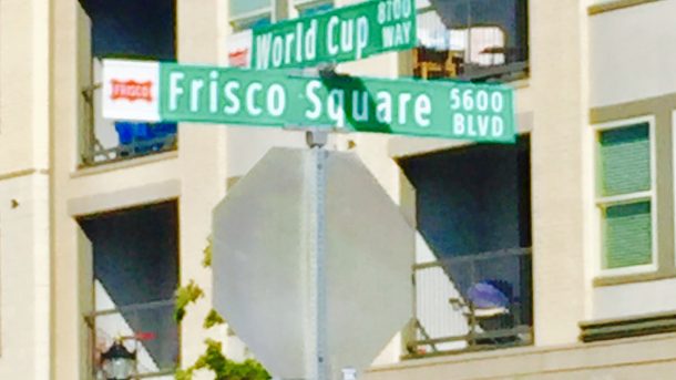 Frisco-Square-sign