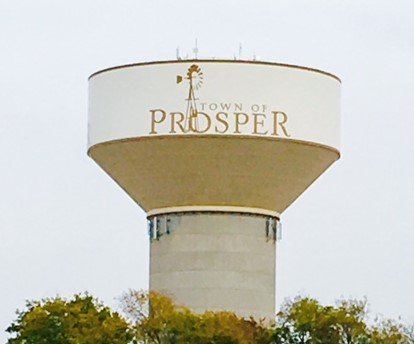 Prosper-Texas-water-tower-outdoor