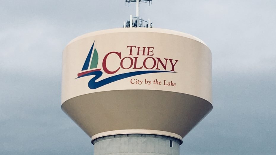The_Colony_water_tower